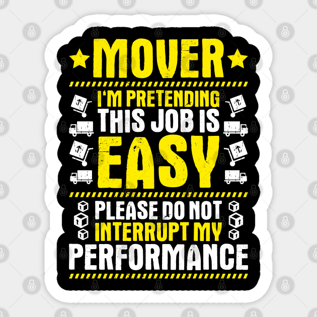 Mover Moving Furniture Mover Remover Removalist Sticker by Krautshirts